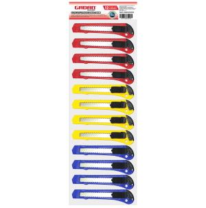 REF: GD-3034 CARTELA DE ESTILETES 18MM COM 12UN.