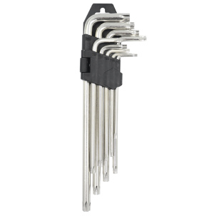 REF: GD-3059 JOGO CHAVE TORX 9 PEÇAS PROFISSIONAL GRANDE