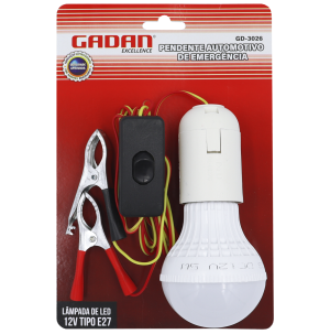 REF: GD-3026 LÂMPADA EMERGÊNCIA LED PENDENTE AUTOMOTIVO 12V 5W