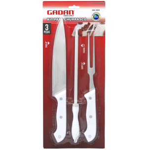 REF: GD-3415 KIT CHURRASCO 3 PEÇAS