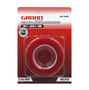 REF: GD-3490 FITA ADESIVA DUPLA FACE 1,7CM X 2M