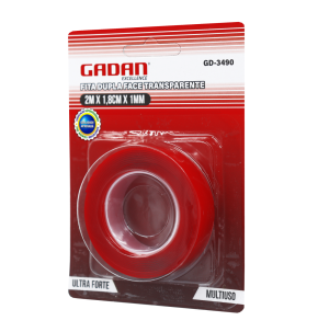 REF: GD-3490 FITA ADESIVA DUPLA FACE 1,7CM X 2M