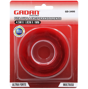 REF: GD-3495 FITA ADESIVA DUPLA FACE 1,7CM X 4,5M