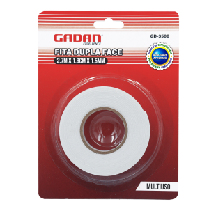 REF: GD-3500 FITA ADESIVA DUPLA FACE 1,7CM X 2,7M