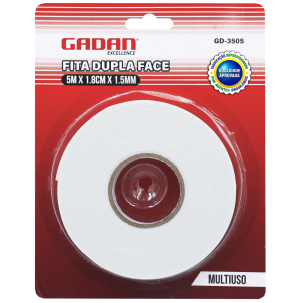 REF: GD-3505 FITA ADESIVA DUPLA FACE 1,7CM X 5M