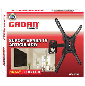 GD-3635 - SUPORTE ARTICULADO P/ TELEVISORES DE 14-55 POLEGADAS