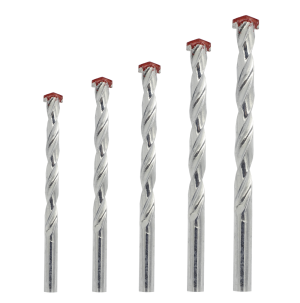 GD-3750 - CONJUNTO COM 5 PEÇAS DE BROCAS PARA FURAR CONCRETO 4/5/6/8/10MM
