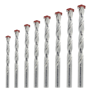 GD-3765 - CONJUNTO COM 8 PEÇAS DE BROCAS  PARA FURAR CONCRETO 3/4/5/6/7/8/9/10MM