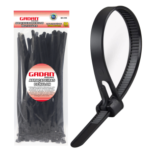 GD-3725 - ABRAÇADEIRAS DE NYLON REUTILIZÁVEL C/50UN 7.6 X 200MM