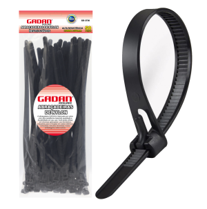 GD-3730 - ABRAÇADEIRAS DE NYLON REUTILIZÁVEL C/50UN 7.6 X 250MM