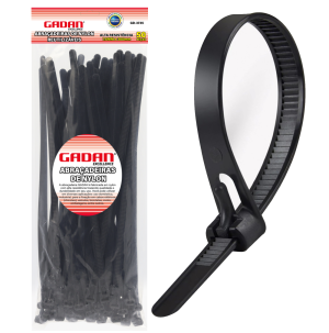 GD-3735 - ABRAÇADEIRAS DE NYLON REUTILIZÁVEL C/50UN 7.6 X 300MM