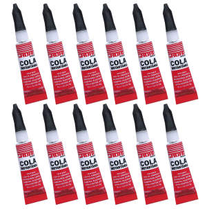 GD-3010 - CARTELA COM 12 PEÇAS DE COLA INSTANTÂNEA