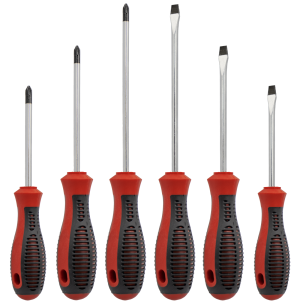 GD-3019 - JOGO DE CHAVES DE FENDA/PHILIPS C/ 6 PEÇAS