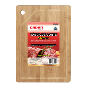 GD-4701 - TÁBUA DE BAMBU PARA CORTAR ALIMENTOS 30X20CM