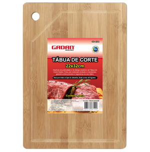 GD-4700 - TÁBUA DE BAMBU PARA CORTAR ALIMENTOS 22X32CM