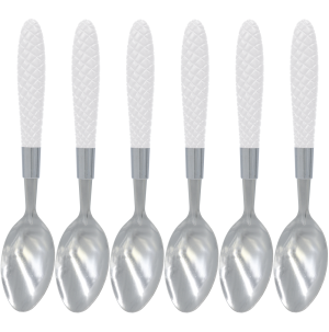 GD-4130 - KIT COM 6 COLHERES DE MESA - CABO DECORADO