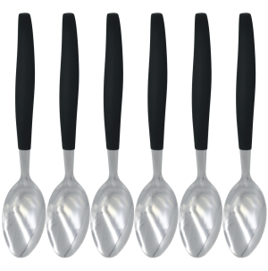 GD-4090 - KIT COM 6 COLHERES DE MESA - CABO PLÁSTICO