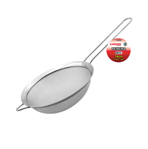 GD-4210 - PENEIRA DE AÇO INOXIDÁVEL 14CM