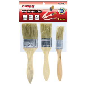 GD-4010 - CONJUNTO COM 3 PINCÉIS