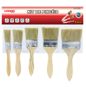 GD-4015 - CONJUNTO COM 5 PINCÉIS