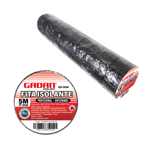 REF: GD-3050 FITA ISOLANTE 5 METROS EM TUBO C/ 10 ROLOS