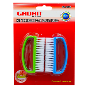GD-4750 - CONJUNTO DE 2 PEÇAS DE ESCOVAS DE PLÁSTICO