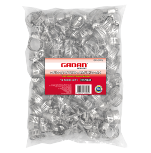 GD-6095 - ABRAÇADEIRA AMERICANA 13-19MM EM PACOTE COM 100UN.