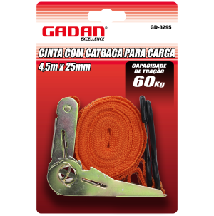 REF: GD-3295 CINTA PARA CARGA COM CATRACA 60KG