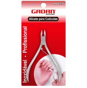 GD-6215 - ALICATE EM INOX PARA CUTÍCULAS PROFISSIONAL