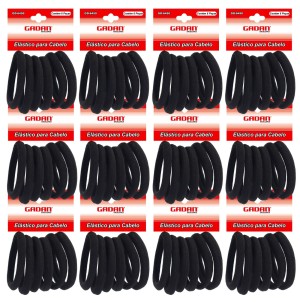 GD-6450 - PACOTE DE ELÁTICOS PARA CABELO C/ 72 PCS