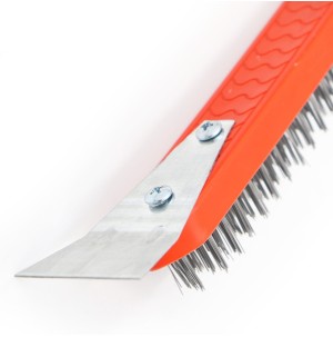 GD-6485 - ESCOVA DE AÇO COM RASPADOR