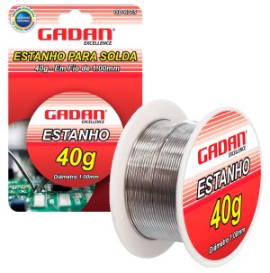GD-6775 - ESTANHO PARA SOLDA 1.0MM 40G