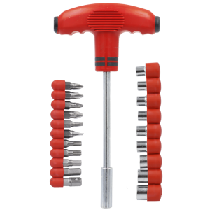 REF: GD-3100 CHAVE T INTERCAMBIAVEL 21 PEÇAS